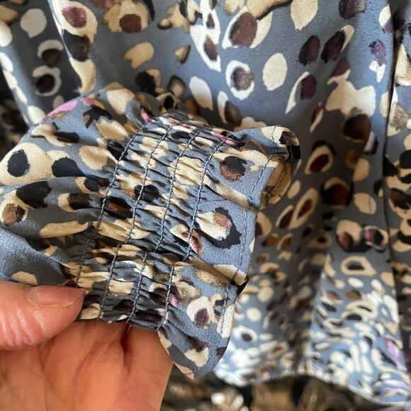 Sanctuary V-Neck Elastic Waist Long Sleeve Top Sz S - Picture 3 of 6